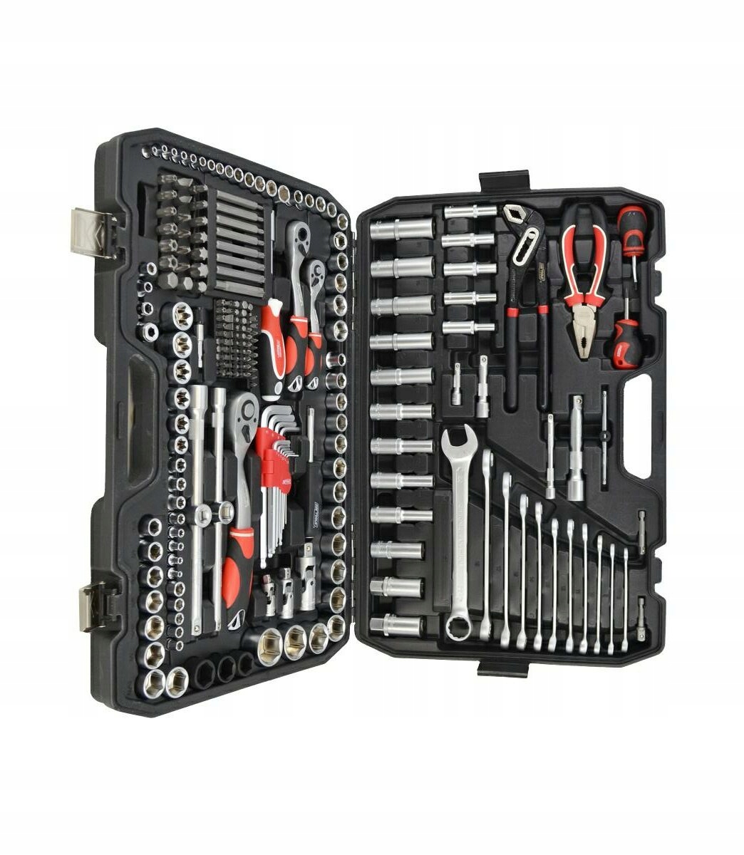 Awtools Sada Klíčů 225 dílů 1/2"/3/8"