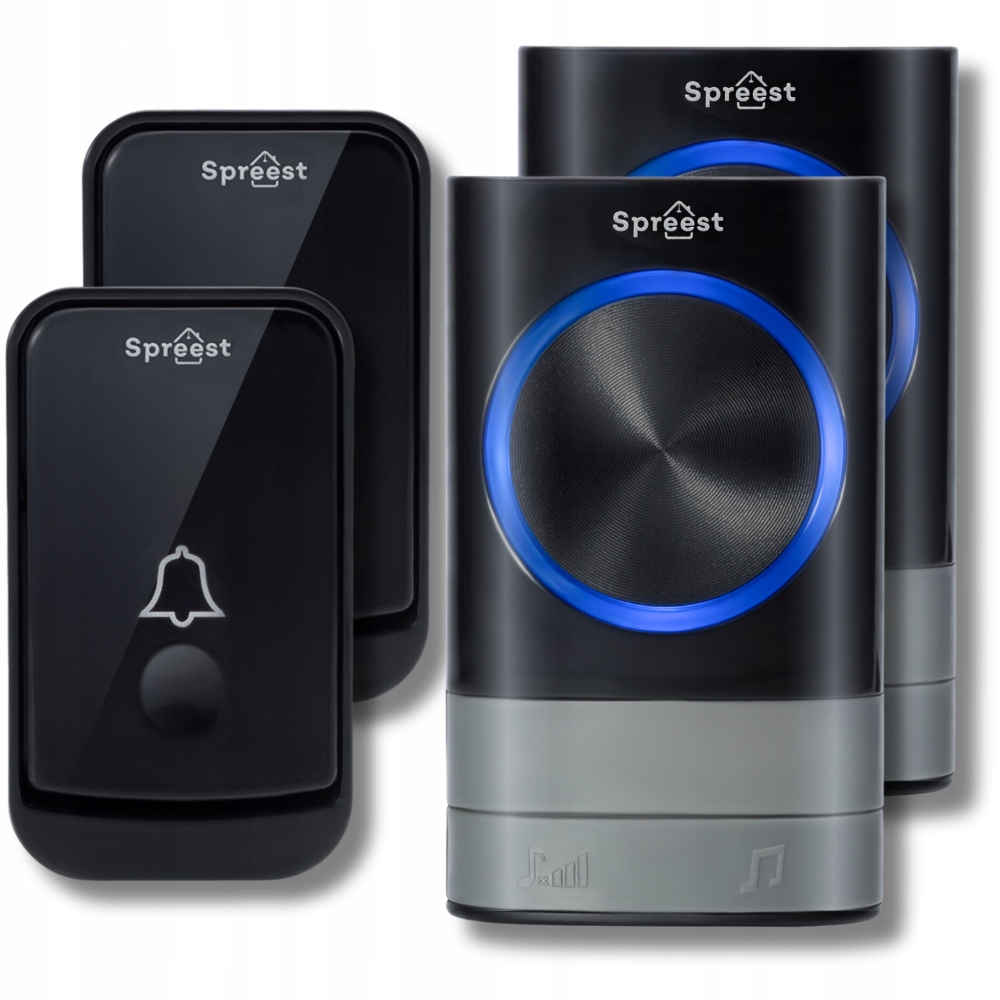 БЕСПРОВОДНОЙ ДВЕРНОЙ ЗВОНОК ДЛЯ КАЛИТКИ НА БАТАРЕЙКАХ ВОДОНЕПРОНИЦАЕМЫЙ ОТКРЫТЫЙ