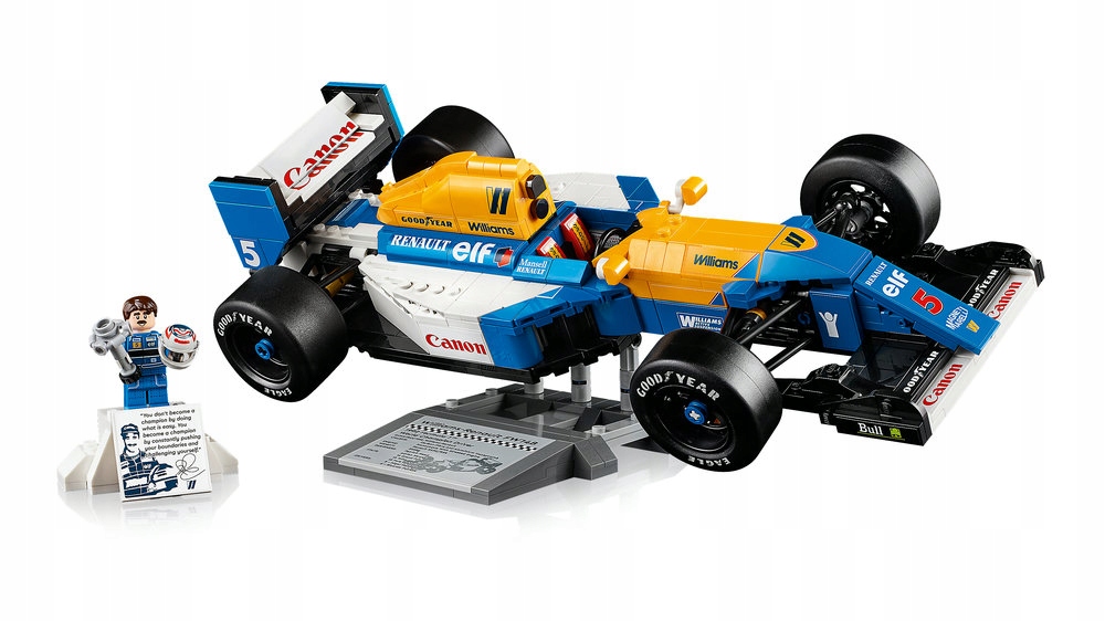 Набір LEGO Icons 10353 Williams Racing FW14B та Найджел Менселл. Назва набору: Williams Racing FW14B та Найджел Менселл.