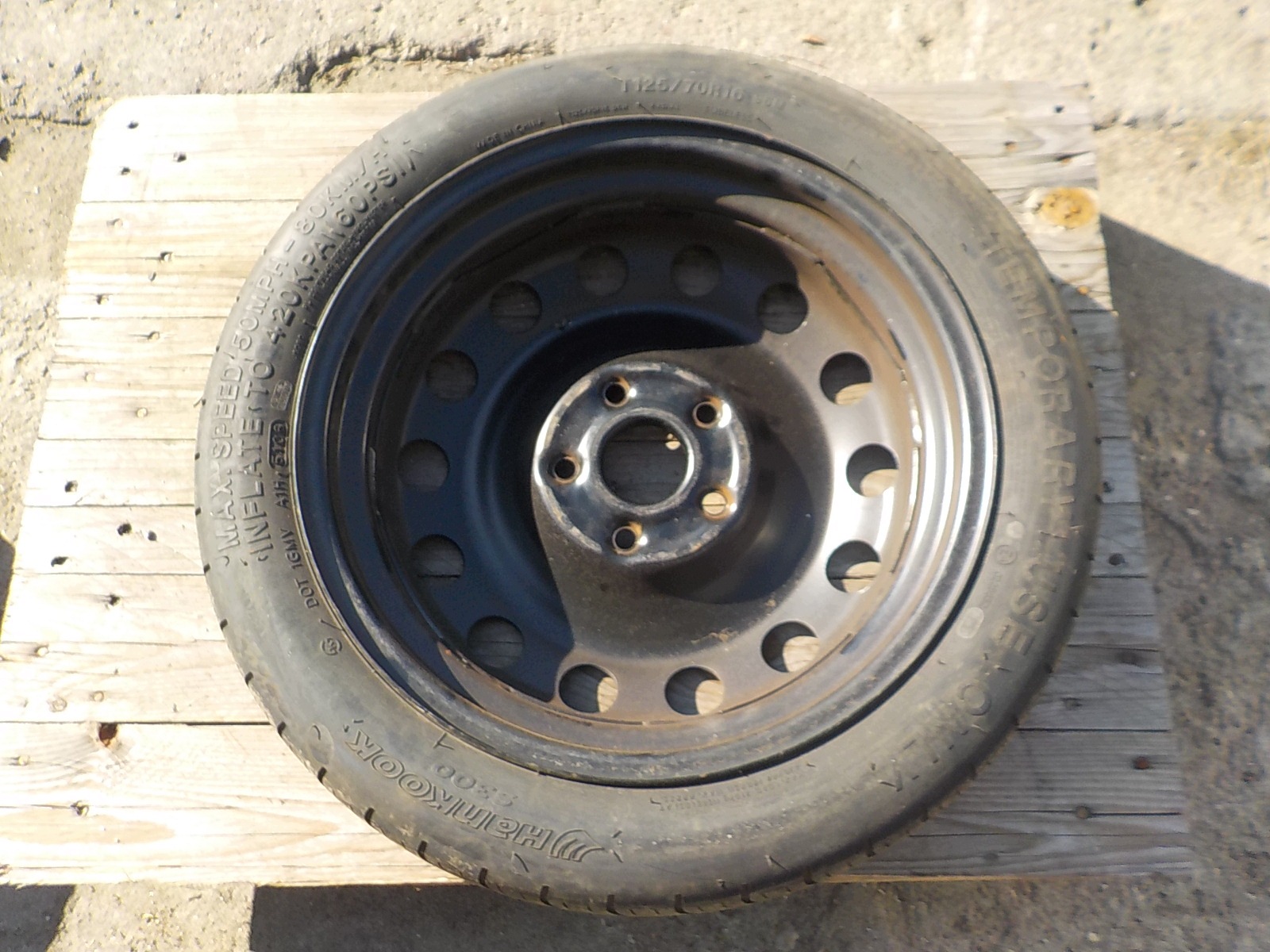 AUDI A3 II 8P GOLF VI LEON II Roue de secours R16 5x112