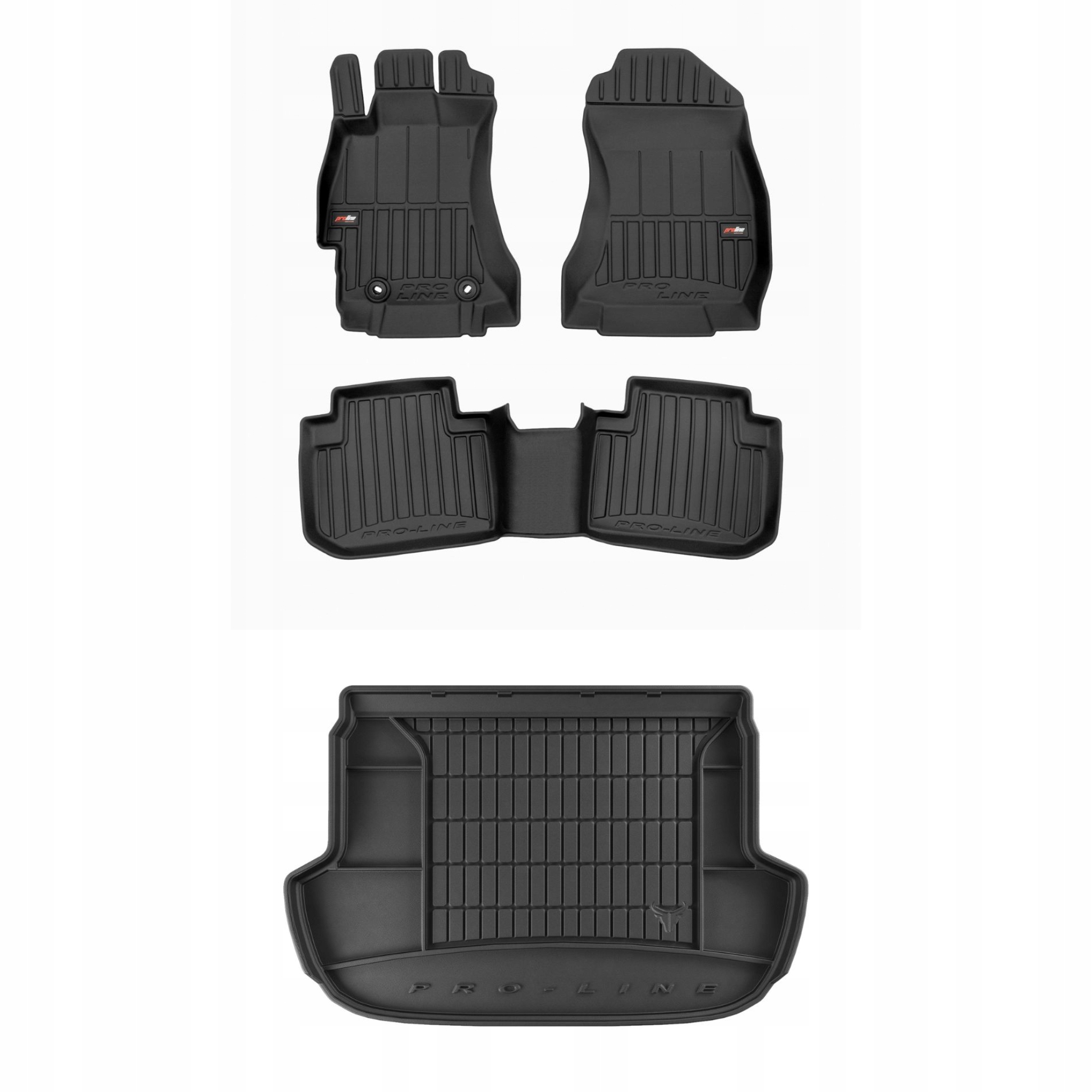 Sada gumových kobercov a rohoží pre Subaru Forester IV 2012-2018