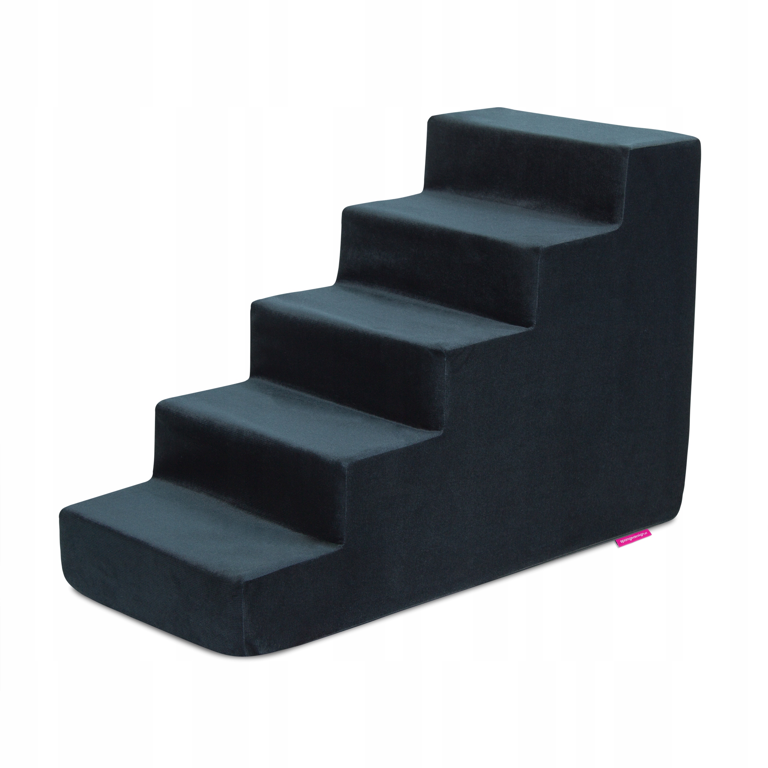 Schodki dla małego pieska lub kotka 5 stopni czarne 50cm