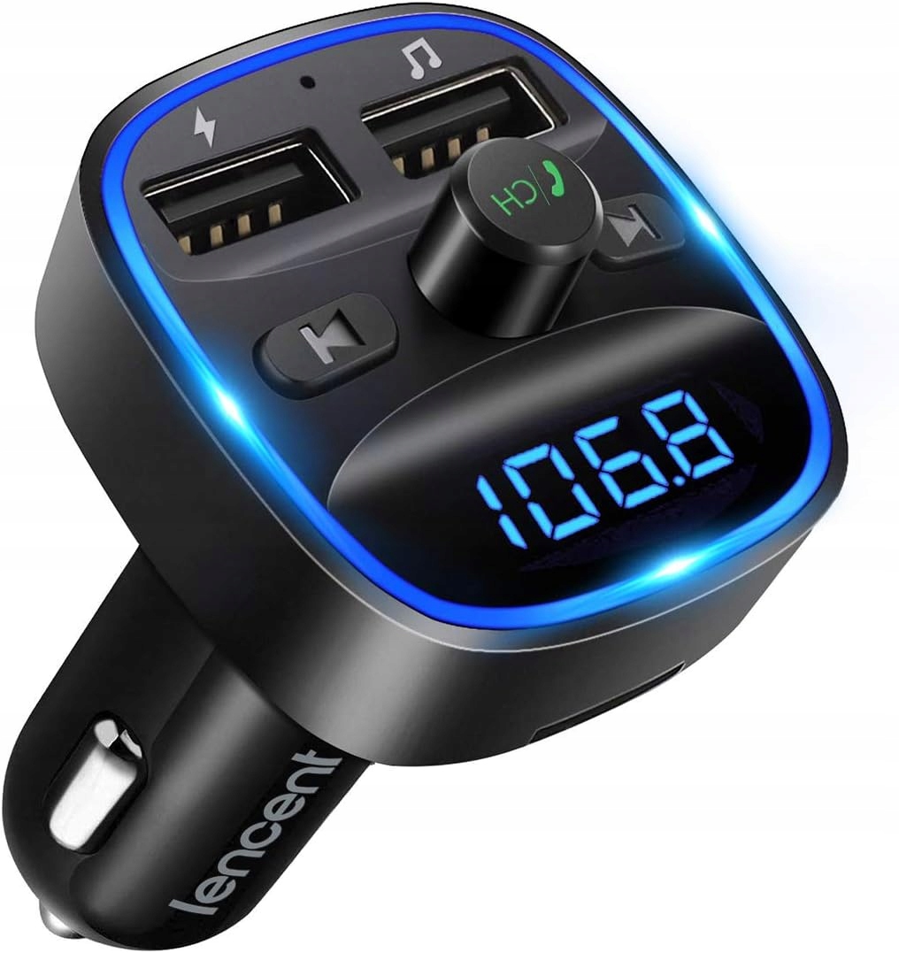 Auto Fm vysílač Blue Tooth, adaptér pro rádio, nabíječka