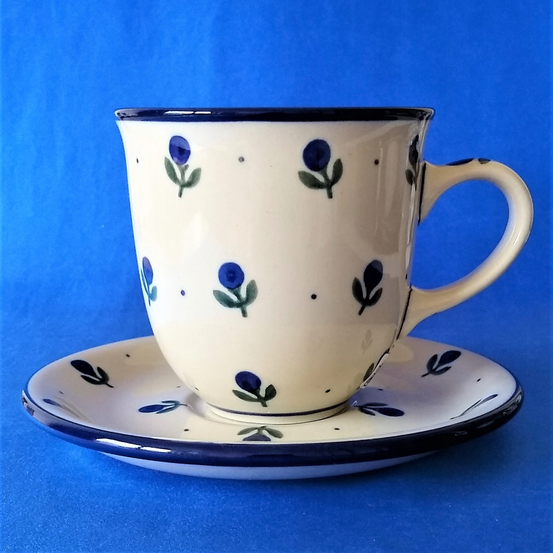 

Filiżanka ze spodkiem 300 ml, Ceramika Bolesławiec