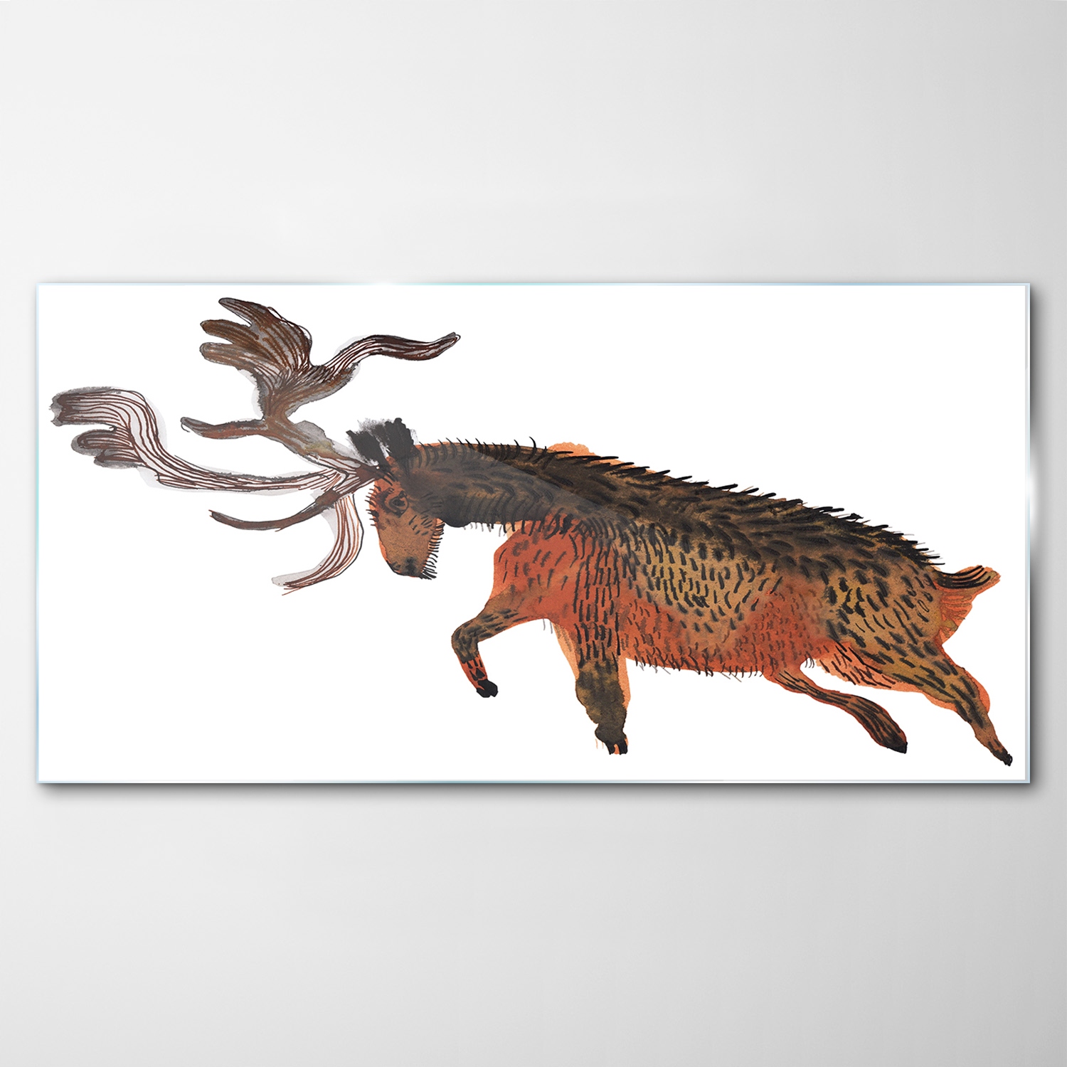 

Obraz na Szkle Dekor Jeleń Zwierzę Akwarele 100x50