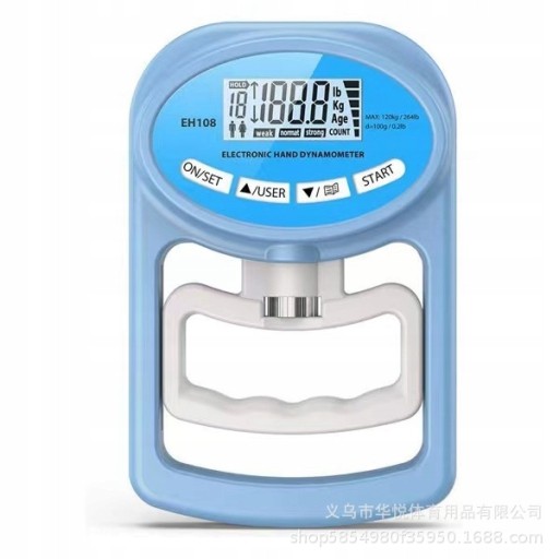 Tester siły chwytu 180Kg cyfrowy dynamometr Marka inna