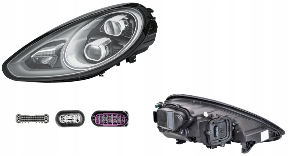 REFLEKTOR LEWY PORSCHE PANAMERA 13- HELLA LED