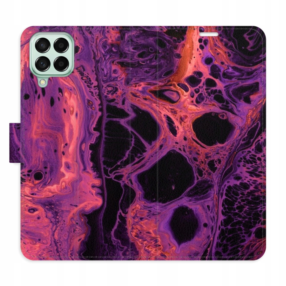 Etui z klapką iSaprio Abstract Dark 02 do Samsung Galaxy M53 5G