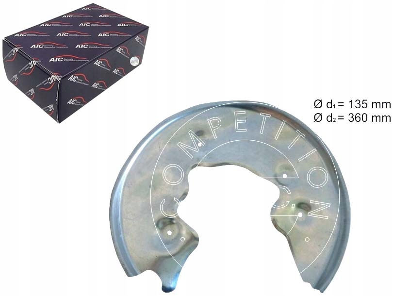 OSŁONA TARCZY HAM.TYLNA PRAWA AIC