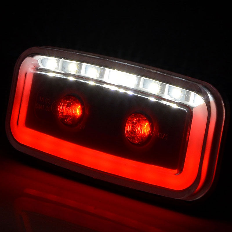 LAMPA OBRYSOWA CZERWONA DIODOWA OBRYSÓWKA LED WAŚ Numer katalogowy części 1481 R AR F