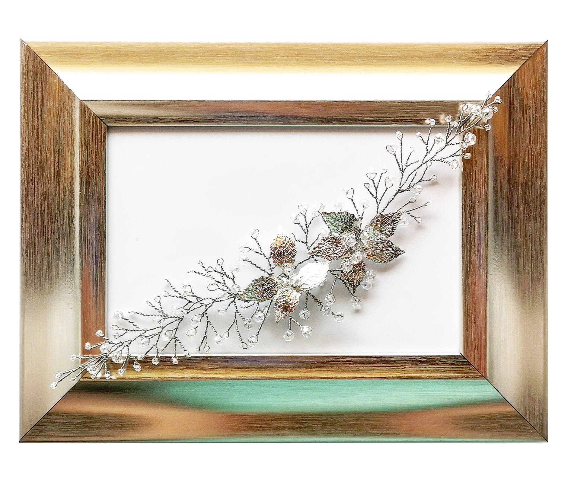 Větvička Ozdoba Do Vlasů lístky styl Boho