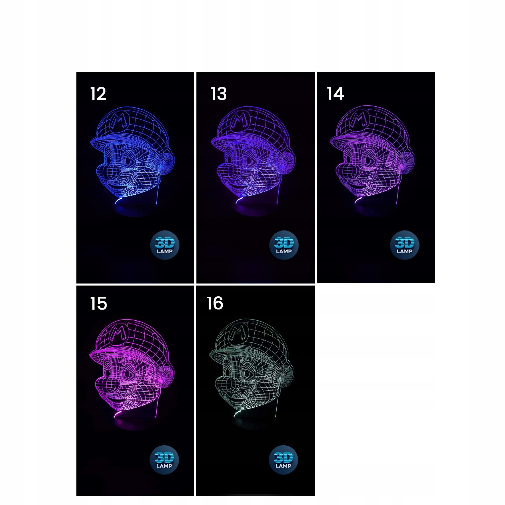 Lampka nocna FC Barcelona 3D LAMP LED Rodzaj gwintu zintegrowane źródło LED