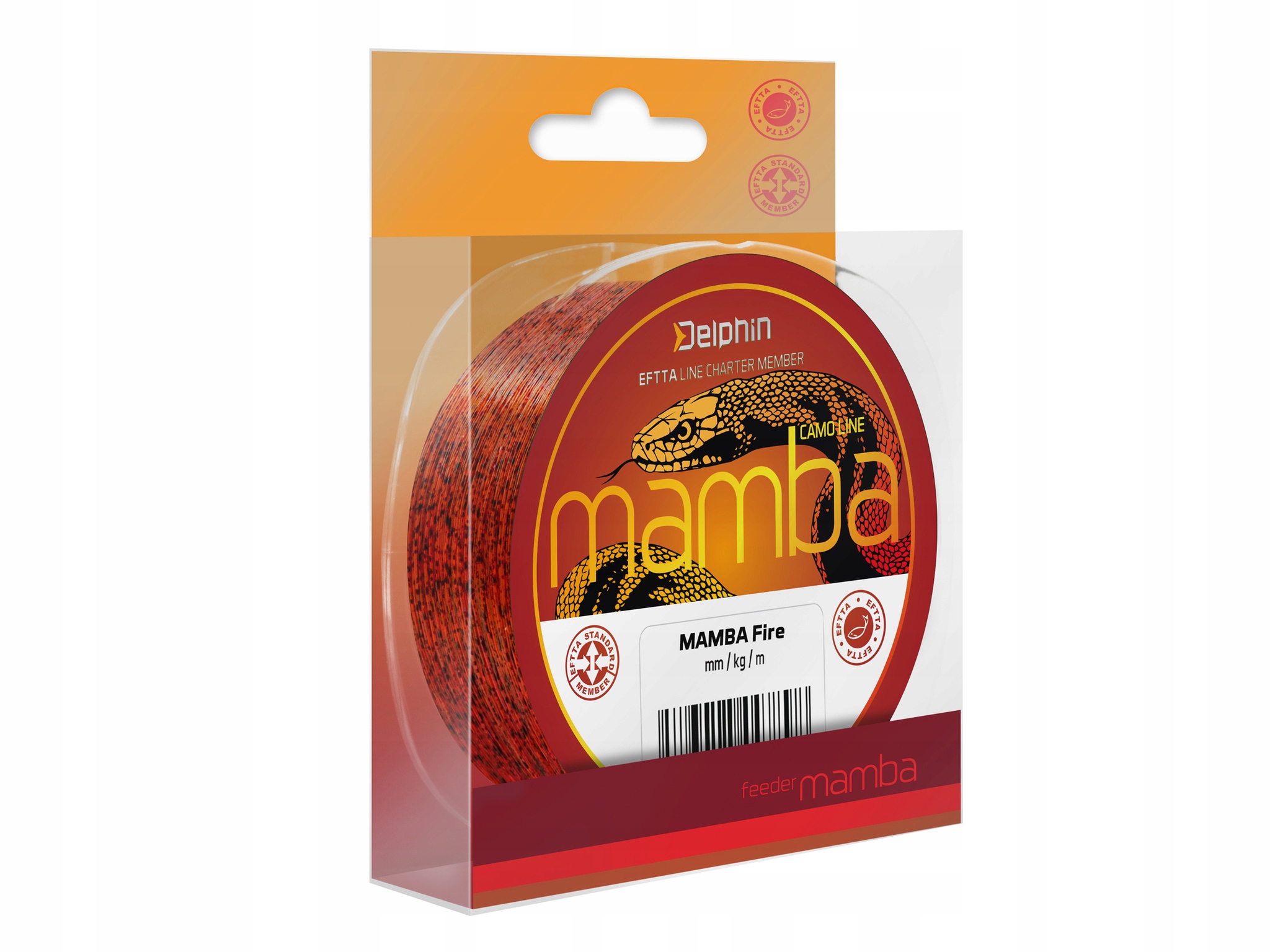 Żyłka Delphin Mamba Carp Fire 0,26mm/600m