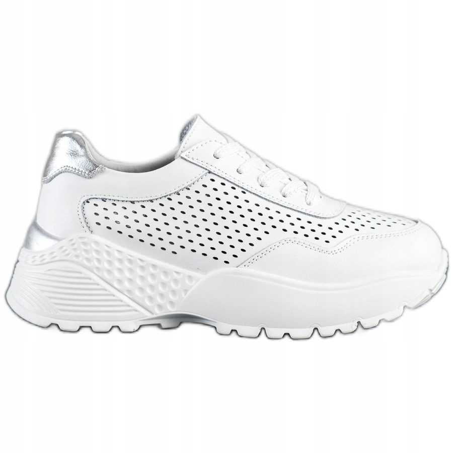 

Modne Skórzane Sneakersy r.36