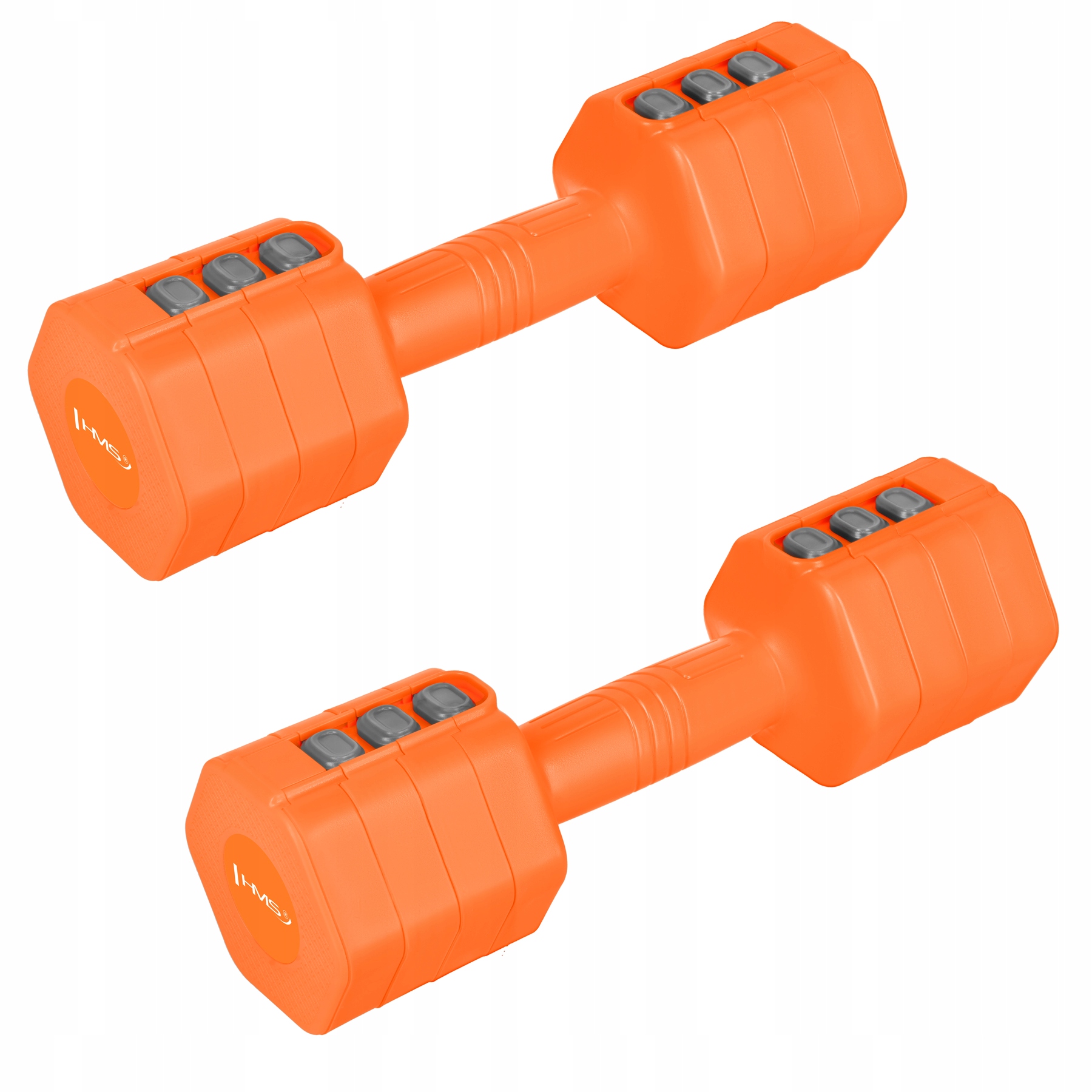 Nastavitelné činky 2x2,5 kg Hms pro fitness cvičení a silový trénink