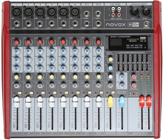 NOVOX M10P POWERMIKSER 2 X 250 ВТ DTWARZACZ MP3 USB