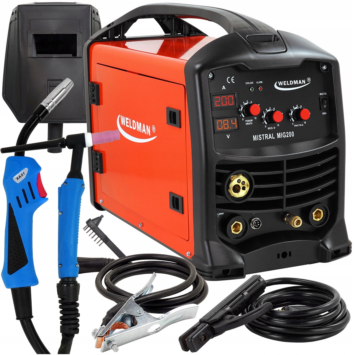 

Spawarka Migomat 3w1 Mig 200 Mma Tig 200A Mig/mag