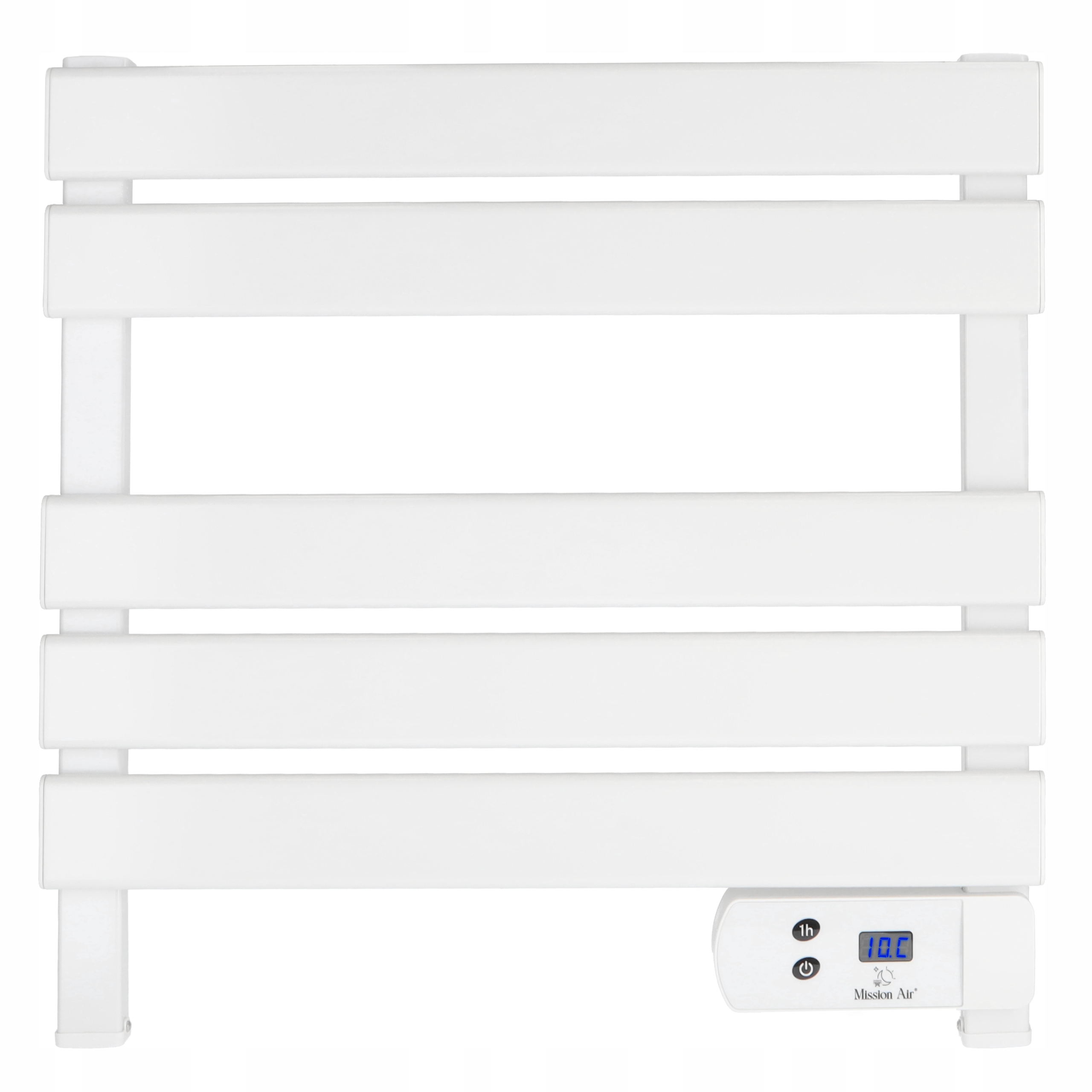 Kúpeľňový Ohrievač Malý Elektrický rebrík sušička časovač Biela 150 W