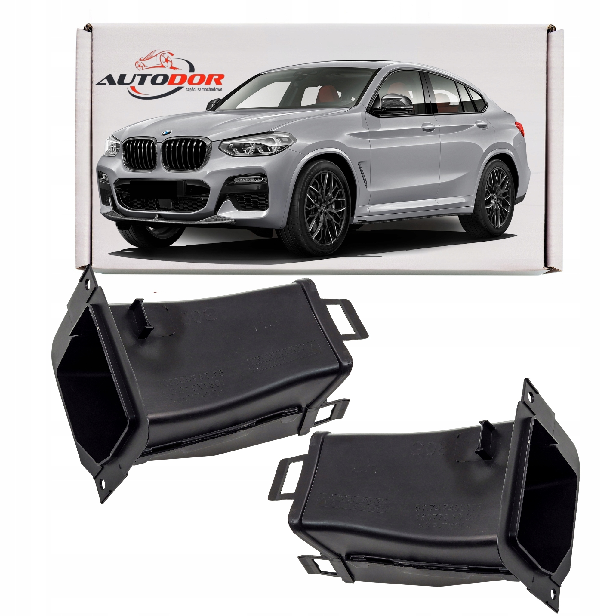 Bmw X3 X4 Kanály Lapače Vzduchu Na Kotouče Pravá+levá Sada