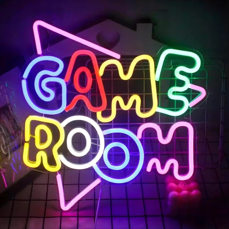 60× Neon LED Game Room Regulacja jasności, USB