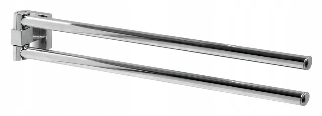 

Wieszak łazienkowy ruchomy na ręczniki 2 ramiona