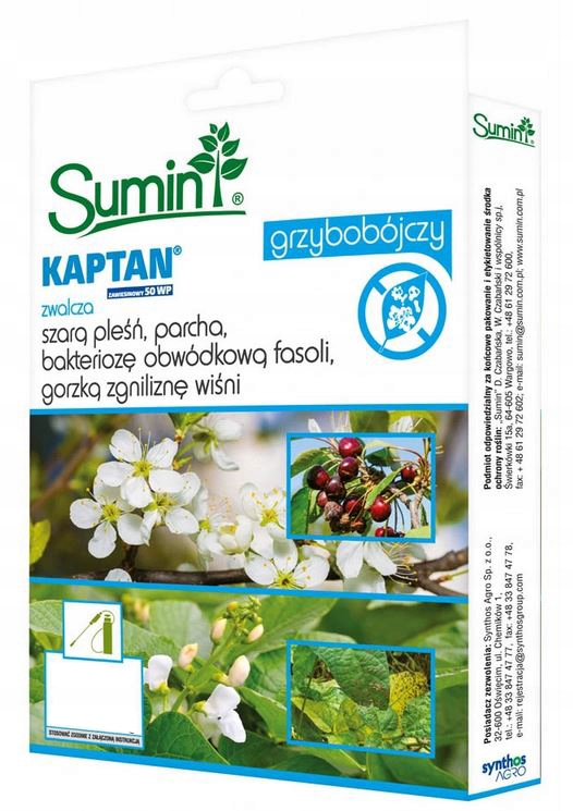 

Kaptan 50WP 50g Choroby Zgnilizna Zgorzel Zaprawa