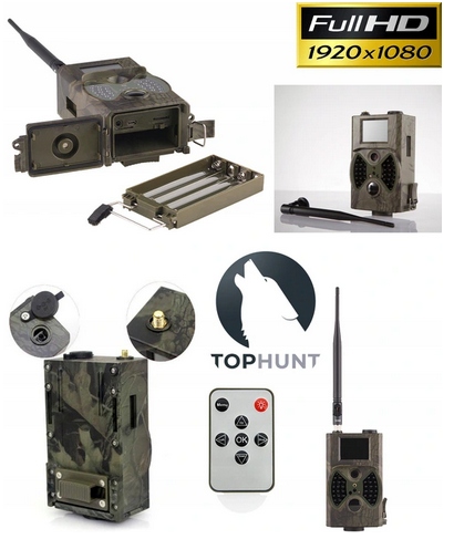 KAMERA LEŚNA FOTOPUŁAPKA HC300M FULL HD1080p SIM Model HC-300M