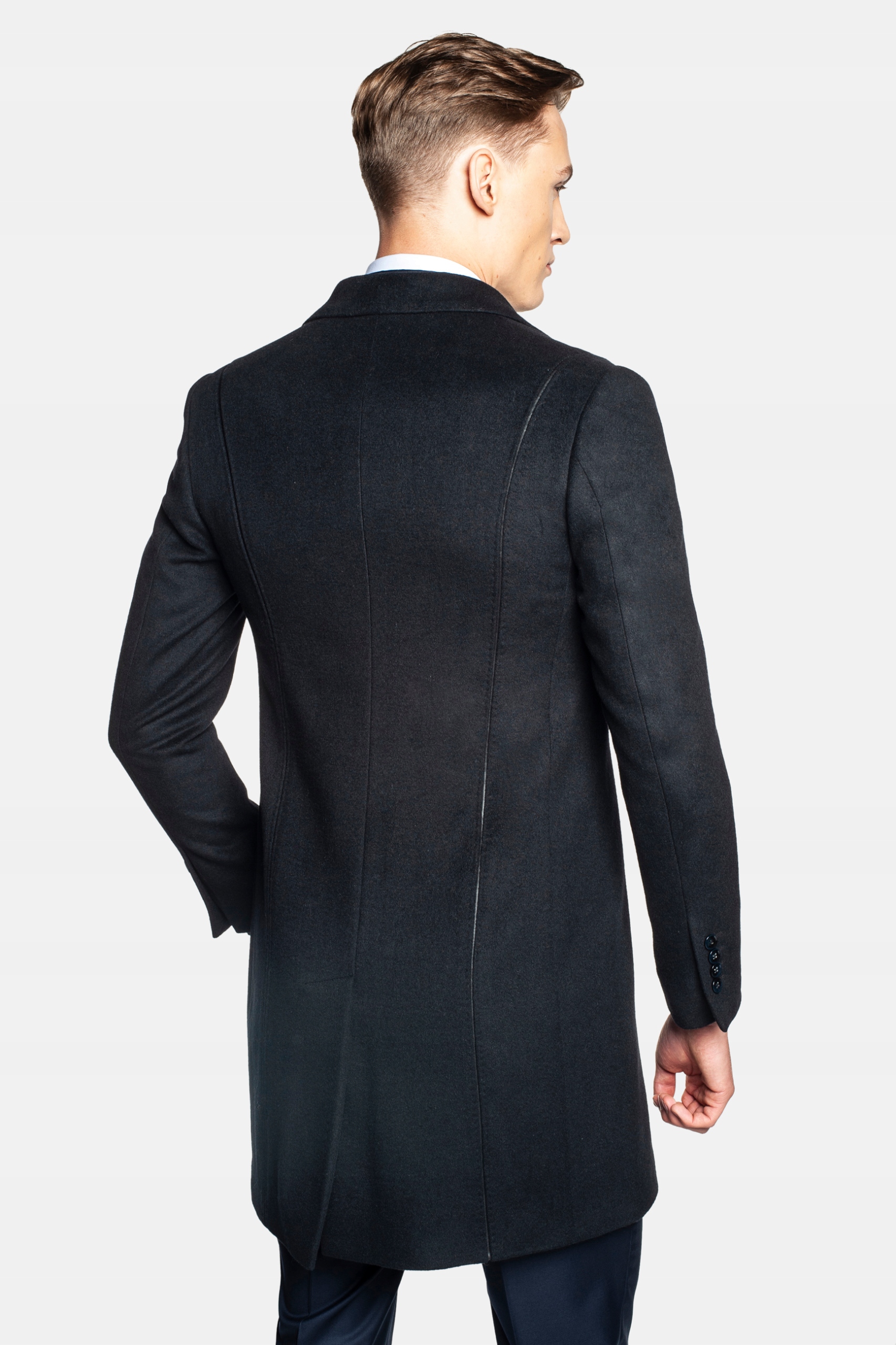 PŁASZCZ MĘSKI TALWIN GRANAT 52 Marka Recman