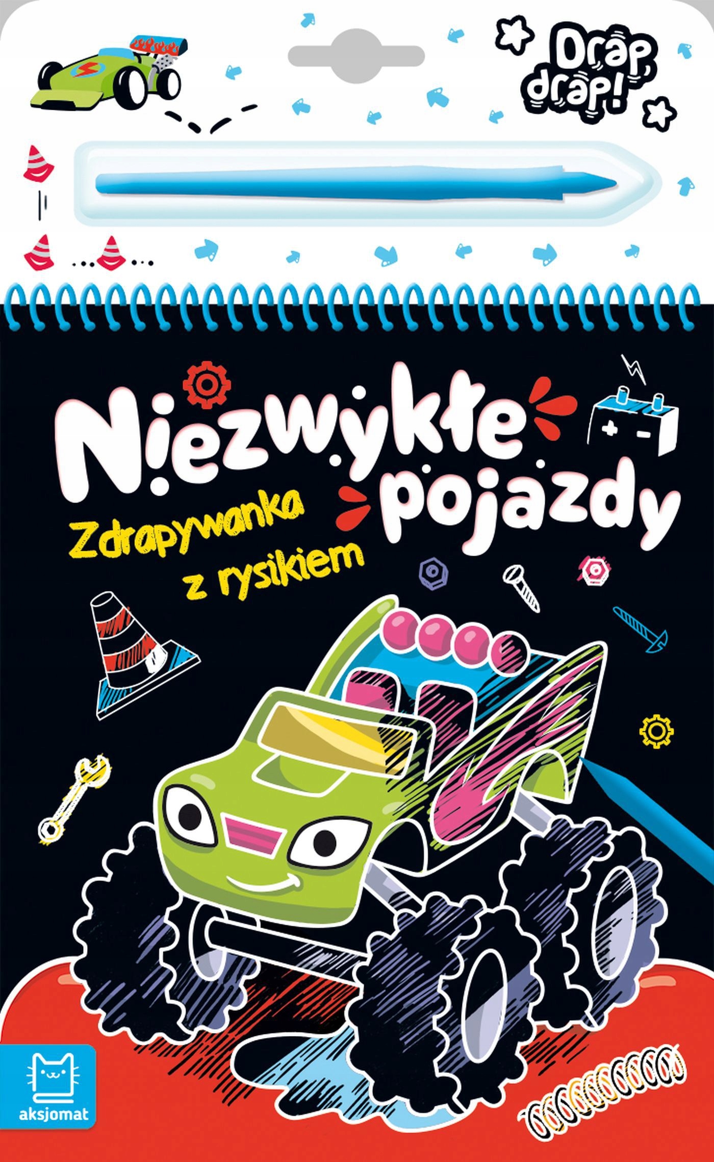 

pojazdy. Zdrapywanka z rysikiem Aksjomat