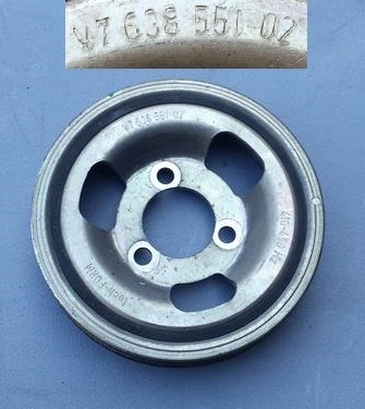 KOŁO PASOWE WAŁU PEUGEOT CITROEN V763855102