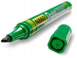 Marker permanentny Pentel N860 zielony Rodzaj permanentny