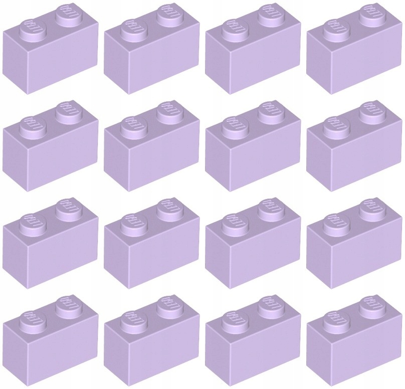 

Lego 3004 Klocek 1x2 lawendowy Nowy (12g) 16 szt.