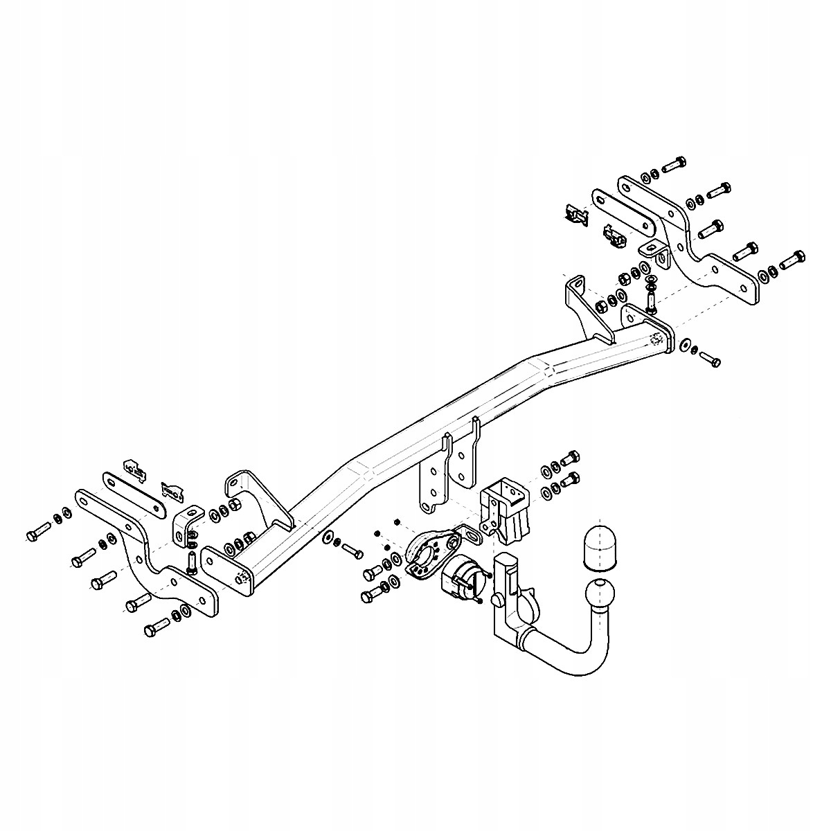 Hak Wypinany do Citroen C3 Aircross Crossover od 17 MODUŁ WIĄZKA 13 PIN Producent Steinhof