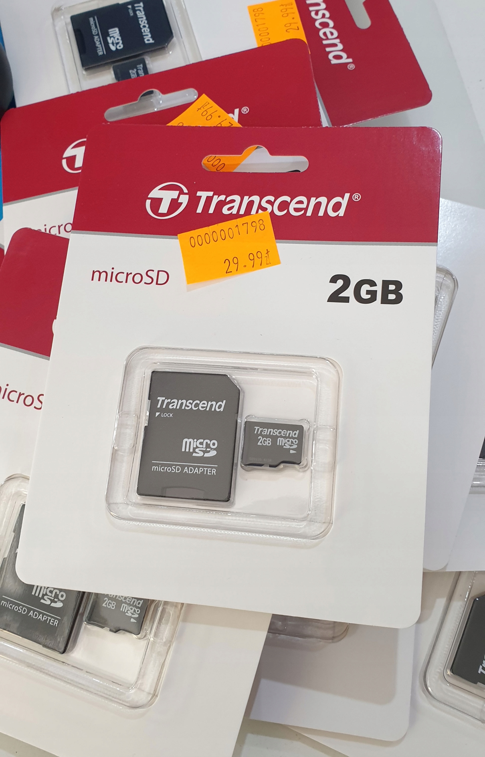 KARTA MICROSD bez HC TRANSCEND 2GB micro SD Producent Transcend