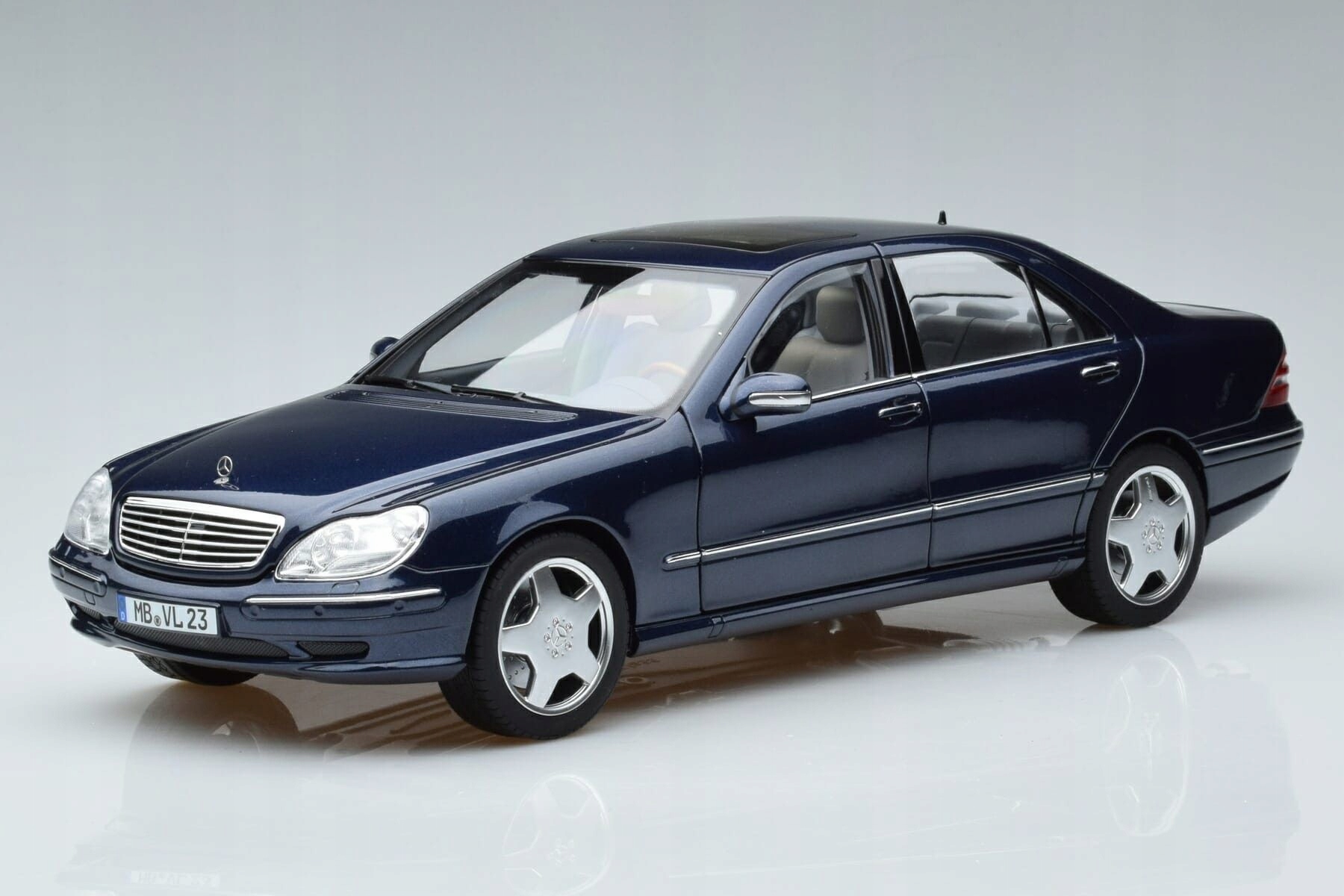 Mercedes S55 Amg W220 Blue Norev 1/18