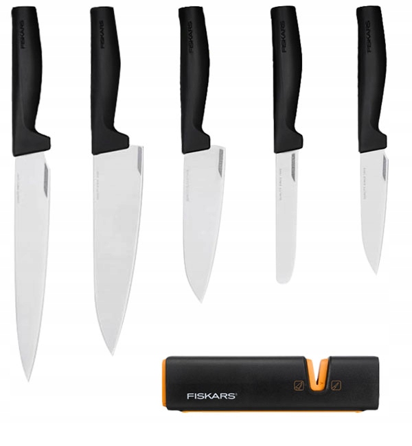 

Fiskars Hard Edge Komplet 5 Noży Luzem Ostrzałka