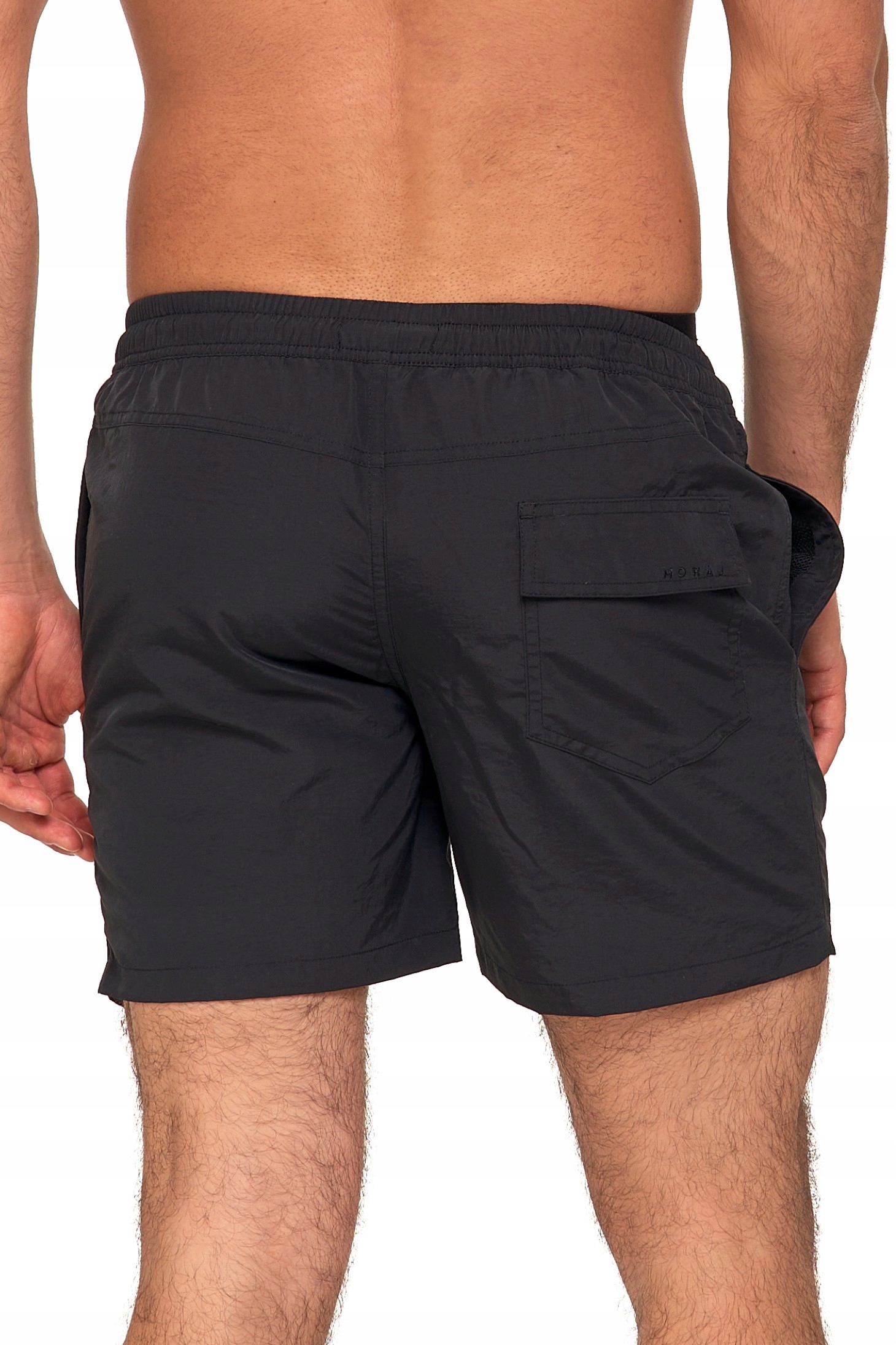 SPODENKI SZORTY MĘSKIE KĄPIELOWE GŁADKIE KĄPIELÓWKI MODNE CZARNE MORAJ XXL Marka Moraj