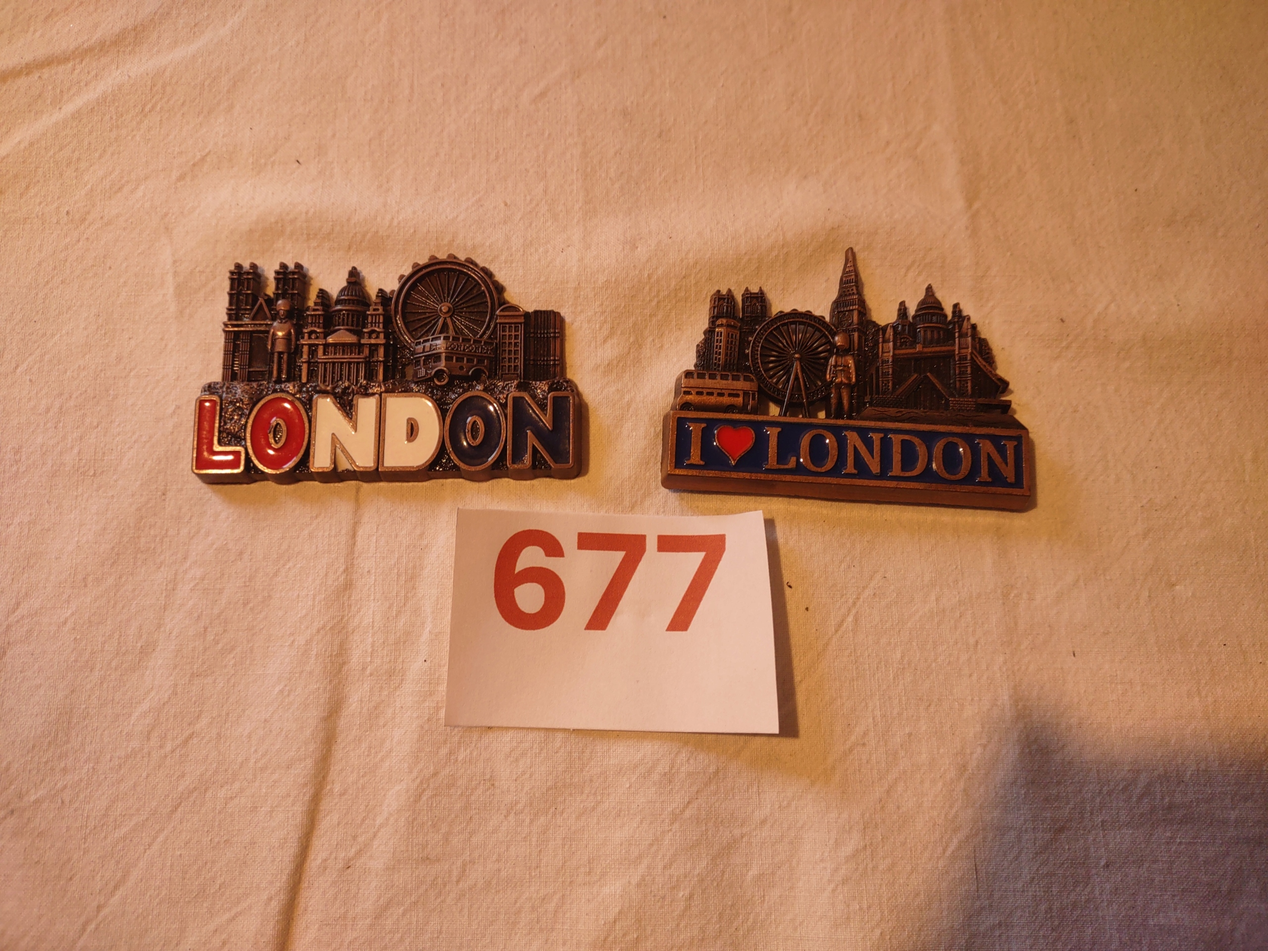 magnesy LONDON 2 szt (677)