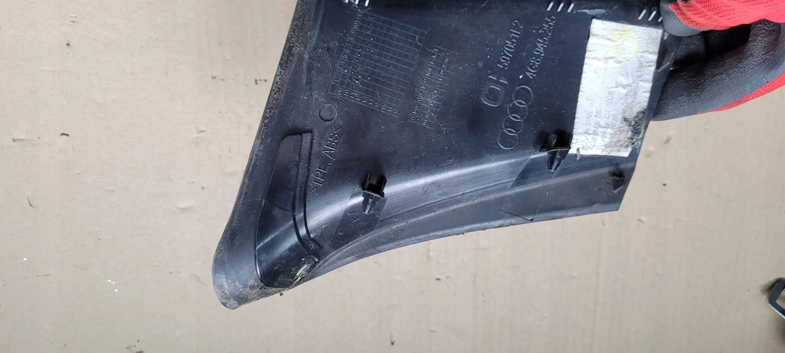 A7 4G S7 cover cap lights left rear part 4G8945255