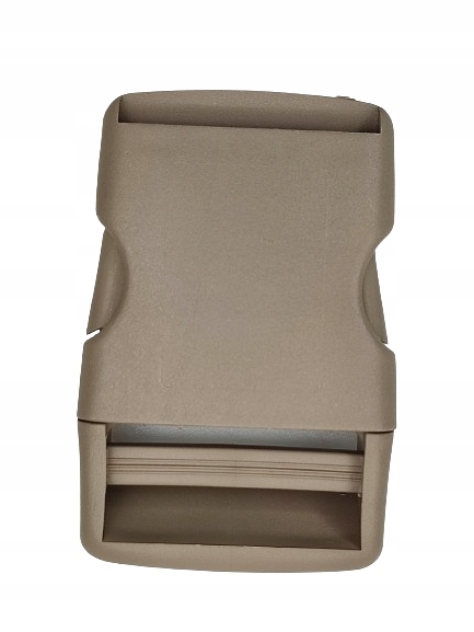 Zacvakávací přezka plastová 40 mm na opasek 50 ks béžová