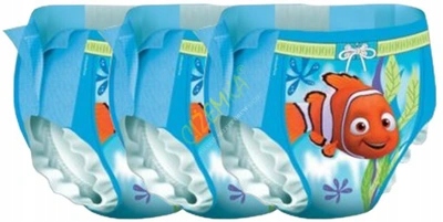 PIELUSZKI DZIECIĘCE KĄPIELOWE HUGGIES PŁYWANIA 2-3 Liczba sztuk w opakowaniu 12 szt.