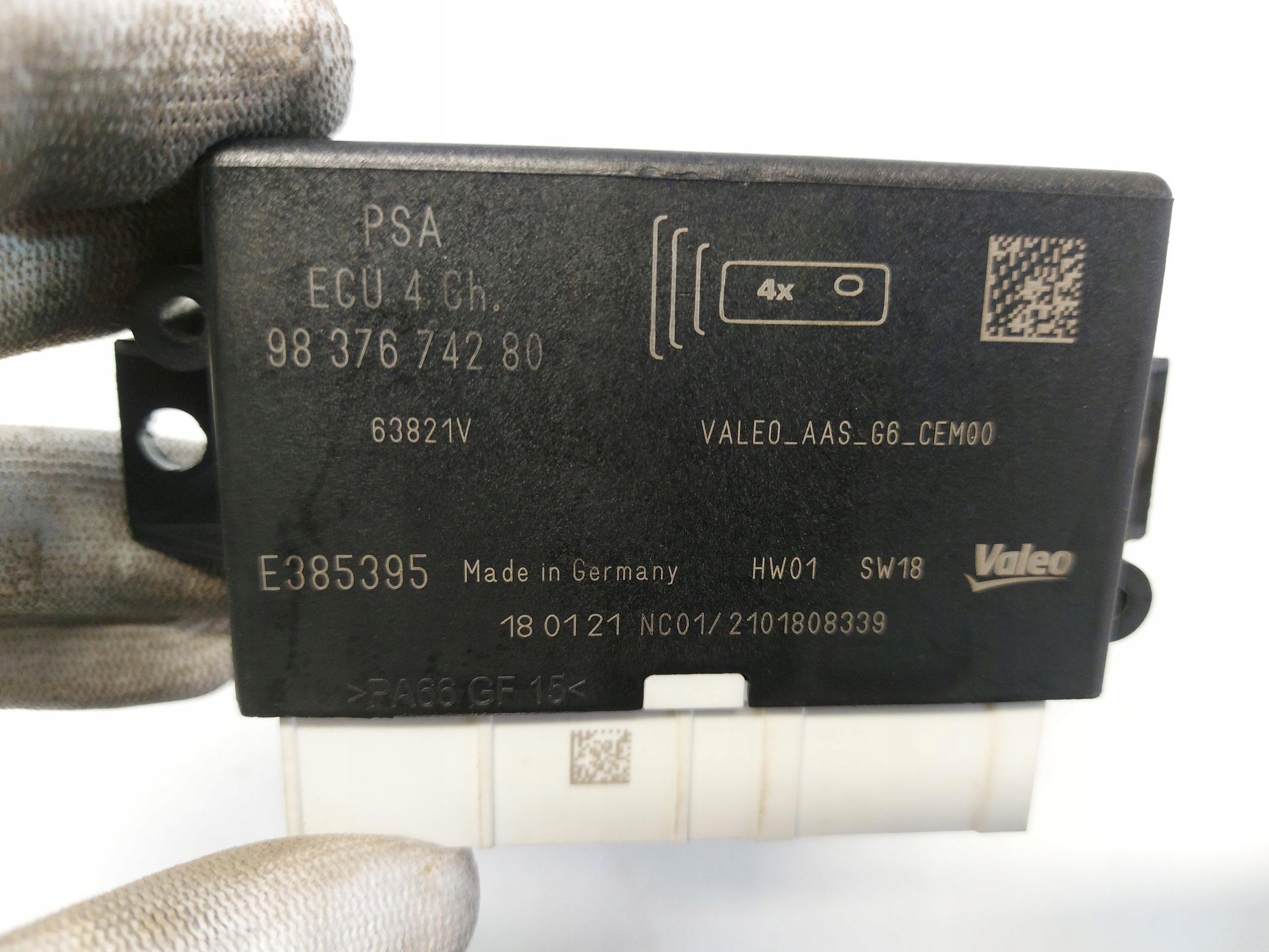 Citroen Berlingo Partner IV Module Unité de contrôle PDC 9837674280