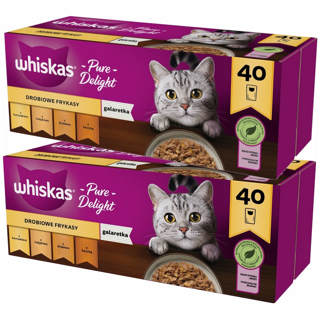 Levně Whiskas Drůbeží Hody Krmivo V Želé 80x85G