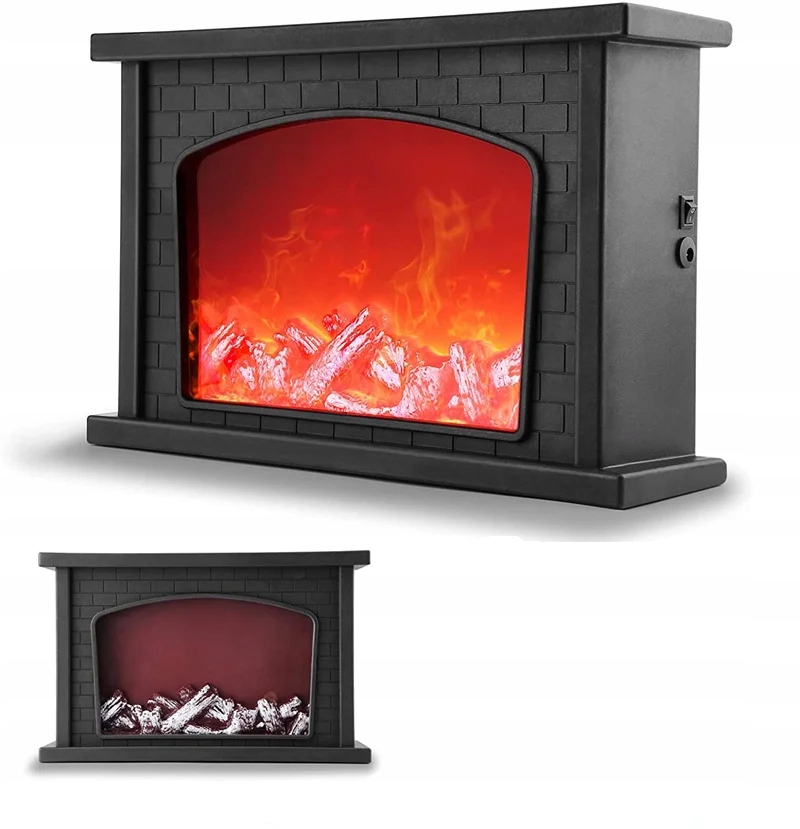 Elektrický Dekoratívny Led Krb – Bez Vykurovacej Funkcie, Vianočný