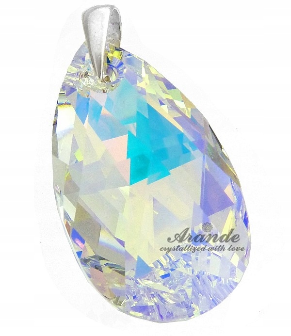 Křišťálový Přívěsek Aurora 38 mm Stříbro Arande