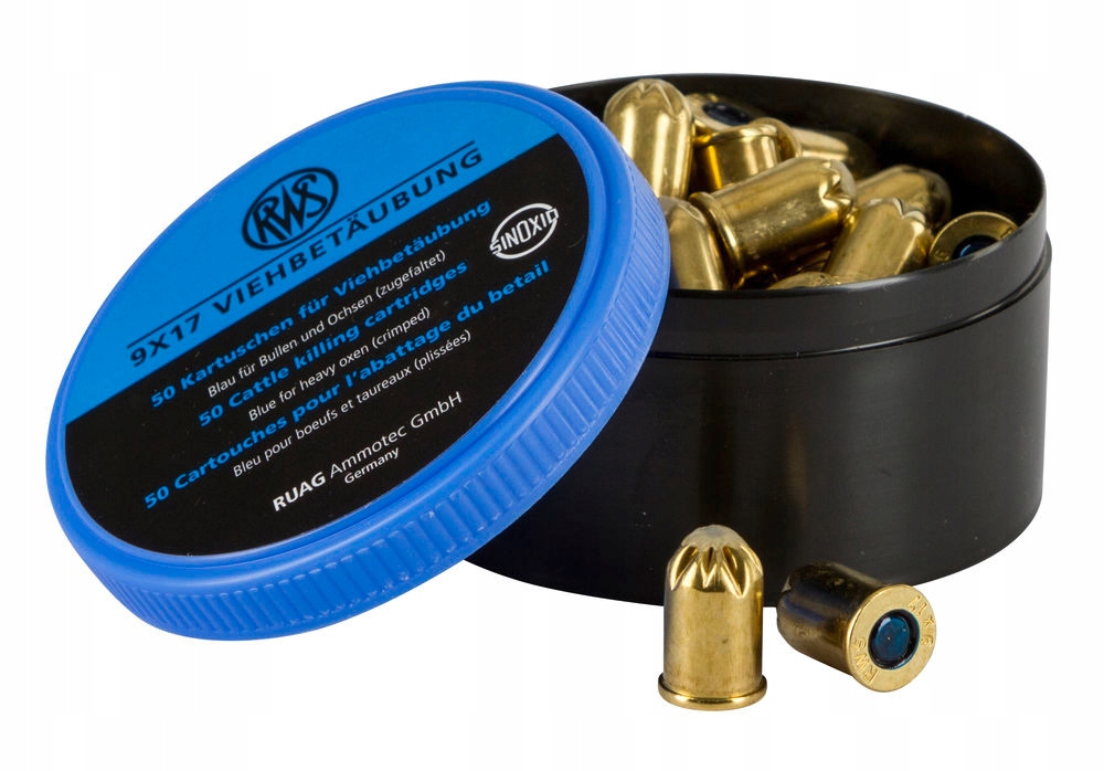 NABOJE DO APARATU UBOJOWEGO BLITZ NIEBIESKIE 50 sz