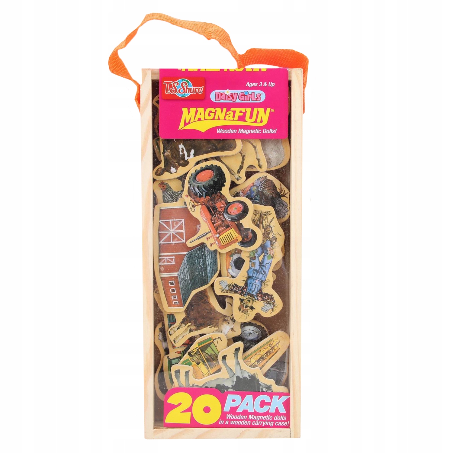 UKŁADANKA MAGNETYCZNA DREWNIANA ZABAWKA DLA DZIECI