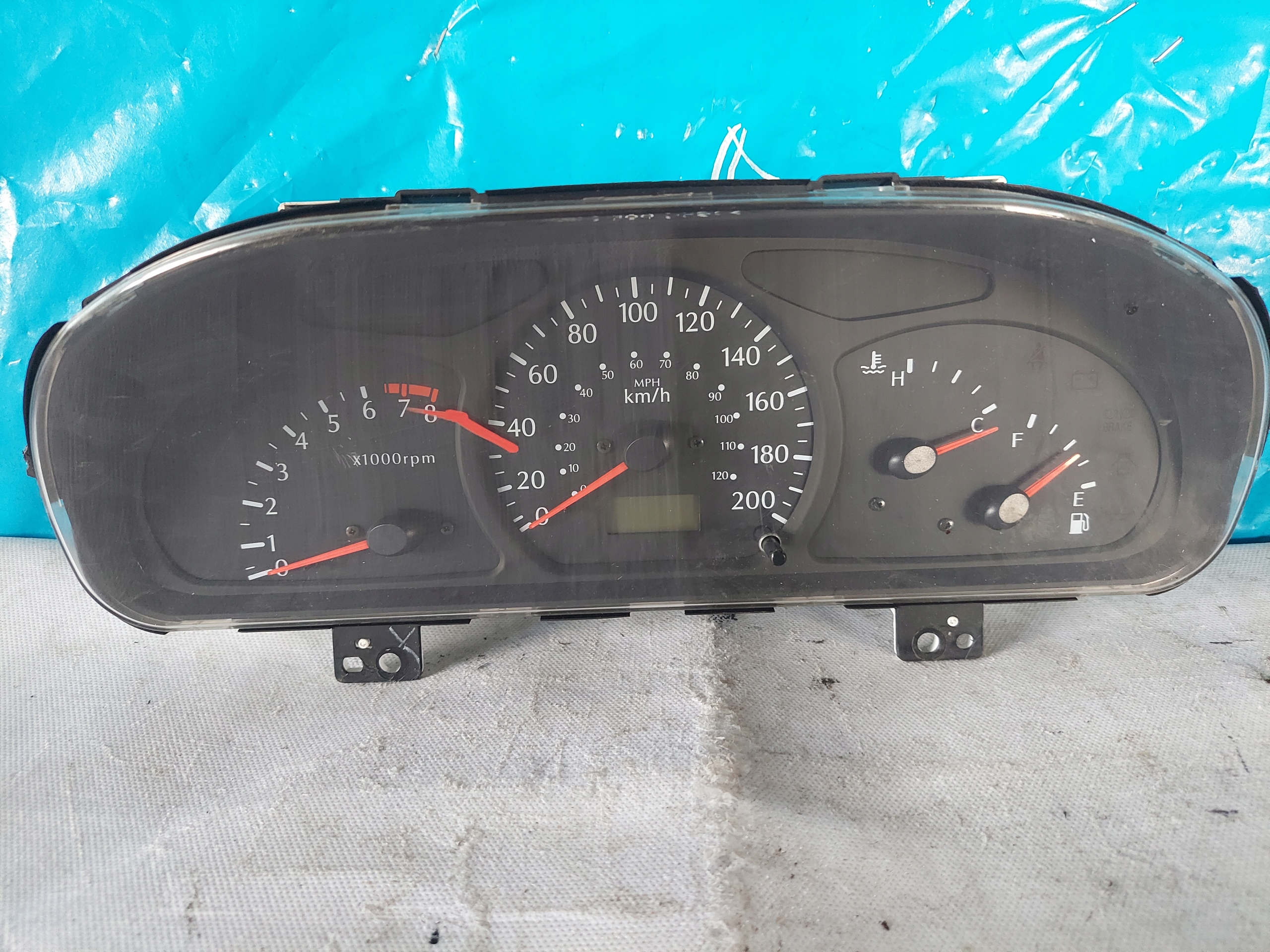 dials clock KIA RIO 1.5 B 20010306