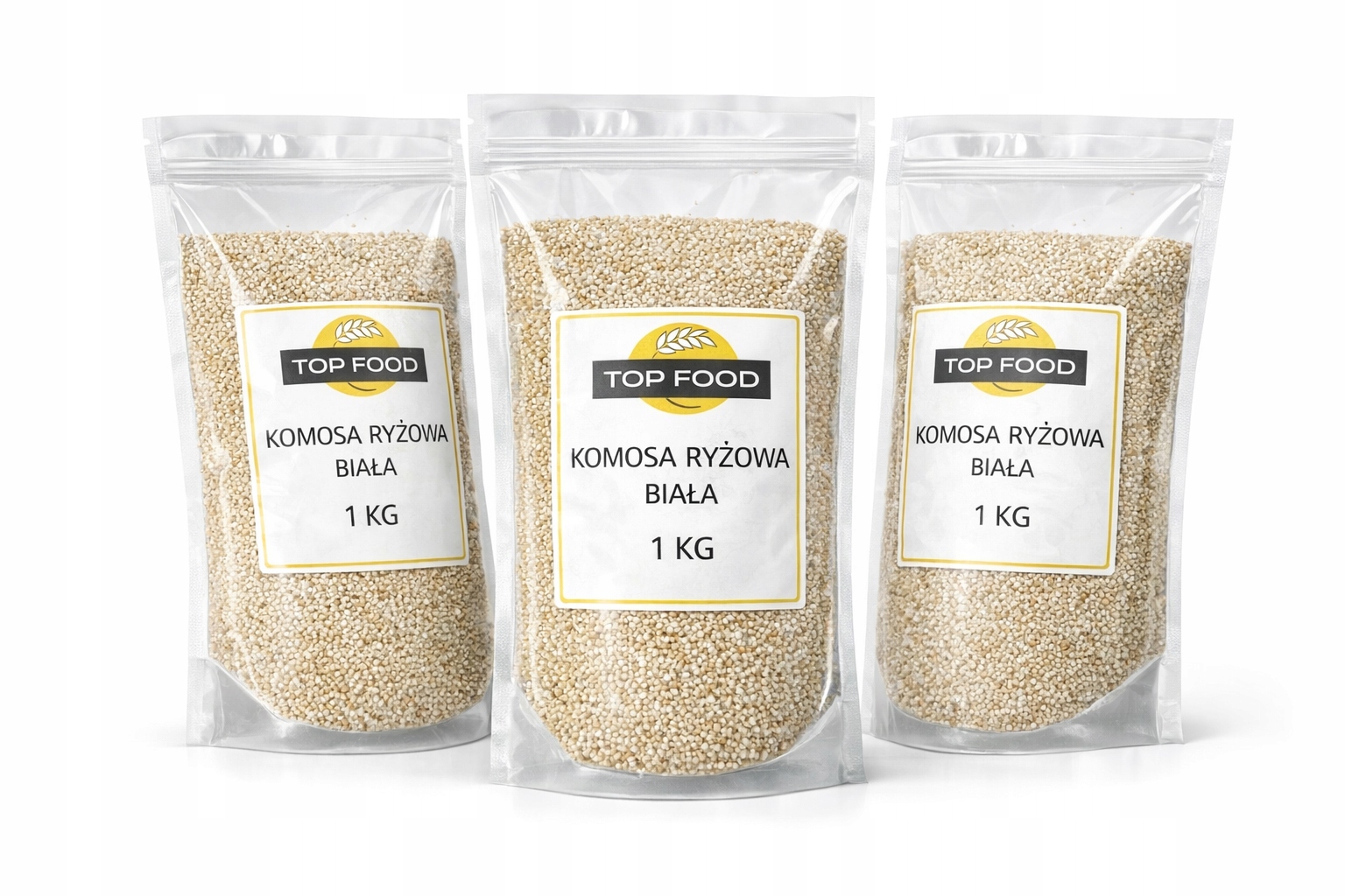 Levně Bílá quinoa Quinoa 3 x 1 kg – přírodní z Peru Top Food