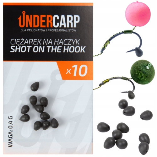 UnderCarp Shot on the Hook 0,4 g Ciężarek na Haczyk